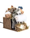 Sheep shearer series 15 cm moving for Mondo nativity scene