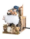 Tosatore di pecore serie 15 cm in movimento per presepe Mondo