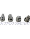 Set 4 ricotte cm 1,5