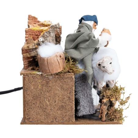 Sheep shearer series 15 cm moving for Mondo nativity scene