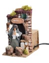 Moving 10 cm seed vendor for nativity scene Mondo Presepi