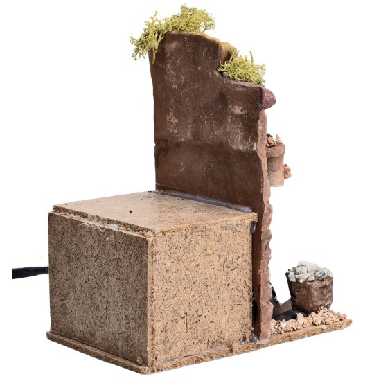 Moving 10 cm seed vendor for nativity scene Mondo Presepi