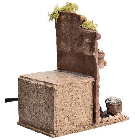 Moving 10 cm seed vendor for nativity scene Mondo Presepi