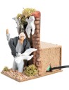 Dove breeder 10 cm in motion for Mondo nativity scene
