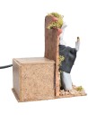 Allevatore di colombe 10 cm in movimento per presepe Mondo