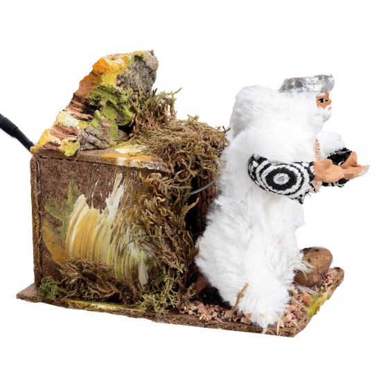 Set tre Re Magi in movimento serie 15 cm per presepe Mondo