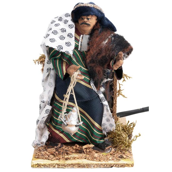 Set of three moving Wise Men, 15 cm series for Mondo nativity scene