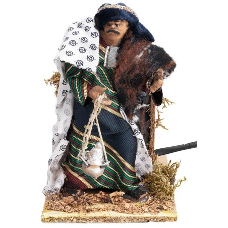 Set tre Re Magi in movimento serie 15 cm per presepe Mondo