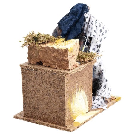 Set tre Re Magi in movimento serie 15 cm per presepe Mondo