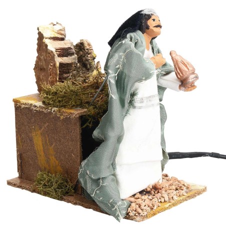 Set de tres Reyes Magos en movimiento serie de 15 cm