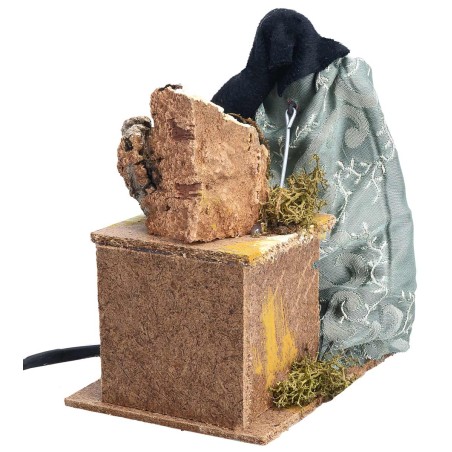 Set tre Re Magi in movimento serie 15 cm per presepe Mondo