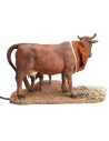 Cow with calf series 30 cm moving for Mondo nativity scene