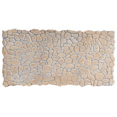 Paving slab for resin flooring with joints cm 30.5x15.5x0.8