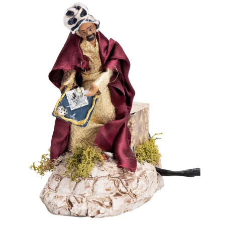 Set tre Re Magi 12 cm in movimento