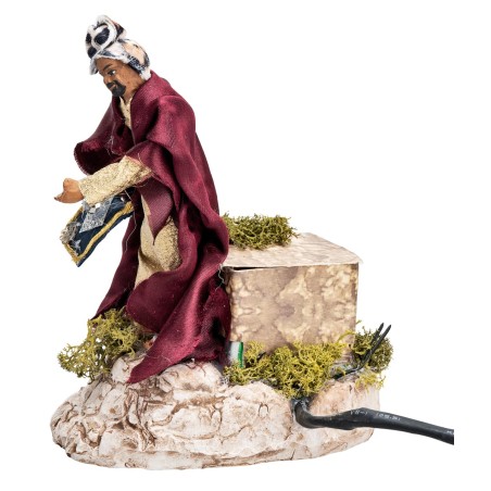 Set tre Re Magi 12 cm in movimento