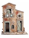 Two-story Neapolitan house with balcony cm 28x20x33.5 h for