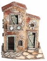 Neapolitan two-storey house with balcony cm 28x20x33.5 h