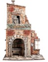 Casa napoletana a due piani con balcone cm 28x20x33,5 h