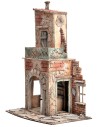 Casa napoletana a due piani con balcone cm 28x20x33,5 h