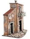 Casa napoletana con balcone e tetto spiovente cm 26x16x27 h