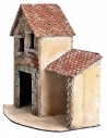 Casa napolitana de dos pisos con trastero cm 24,5x15x25,3 h