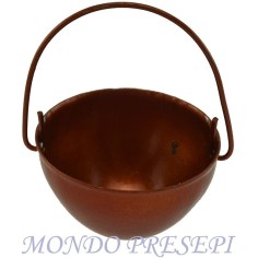 Pentola color rame Ø 3 cm Mondo Presepi