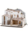 Aldea iluminada con fuente funcional de 65x50x47 cm