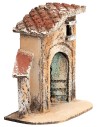 Casa napoletana con arco e tetto spiovente cm 9,5x6x10 h