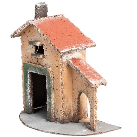 Casetta napoletana con arco laterale cm 12,5x7x12,5 h