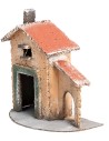 Casetta napoletana con arco laterale cm 12,5x7x12,5 h