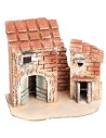 Group of Neapolitan houses cm 18x9x14.5 h for Mondo nativity scene