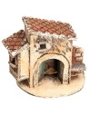 Neapolitan house with large arch cm 12x7x11.5 h for Mondo nativity scene