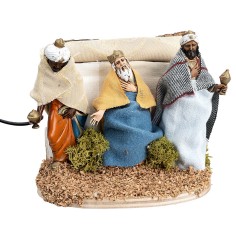 Reyes Magos en movimiento Landi Moranduzzo serie 10 cm 2