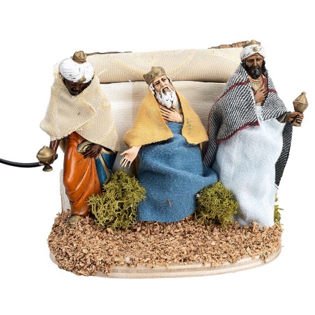 Reyes Magos en movimiento Landi Moranduzzo serie 10 cm