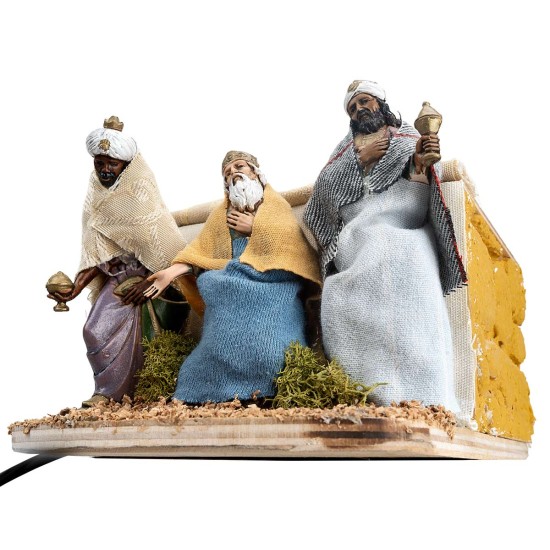 Reyes Magos en movimiento Landi Moranduzzo serie 10 cm