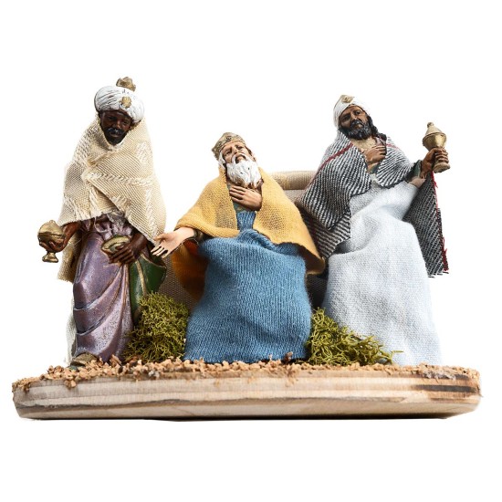 Reyes Magos en movimiento Landi Moranduzzo serie 10 cm
