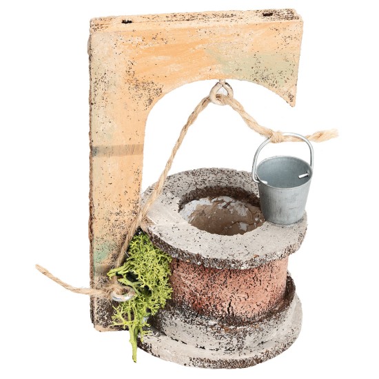 Pozo con cubo recomendado para estatuas de 10 cm para belén