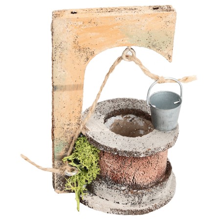 Pozo con cubo recomendado para estatuas de 10 cm para belén