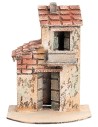 Casa napolitana de dos pisos cm 17,5x9,8x13 h