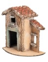 Neapolitan house with door and window cm 11.6x7x11.3 h