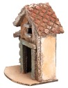 Casita napolitana con techo inclinado cm 9,7x6x11,5 h
