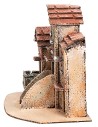 Gruppo di casette napoletane cm 18x11,6x15,7 h per presepe