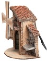 Neapolitan electric working windmill cm 11.5x8.5x12.5 h