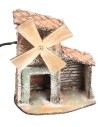 Electric powered windmill with storage cm 14x8x16 h