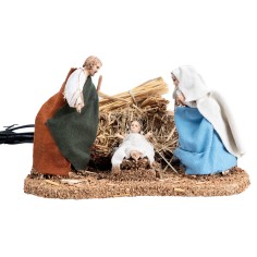 Natividad serie 10 cm con triple movimiento para belén Mundo