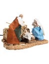 Natività serie 10 cm con triplo movimento per presepe Mondo