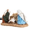 Natività serie 10 cm con triplo movimento per presepe Mondo