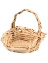 Wicker basket with handle cm 7.4x4.7x6.4 h