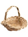 Wicker basket with handle cm 7.4x4.7x6.4 h