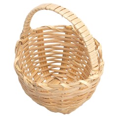 Wicker basket with top handle cm 6x8 h for Mondo nativity scene 2